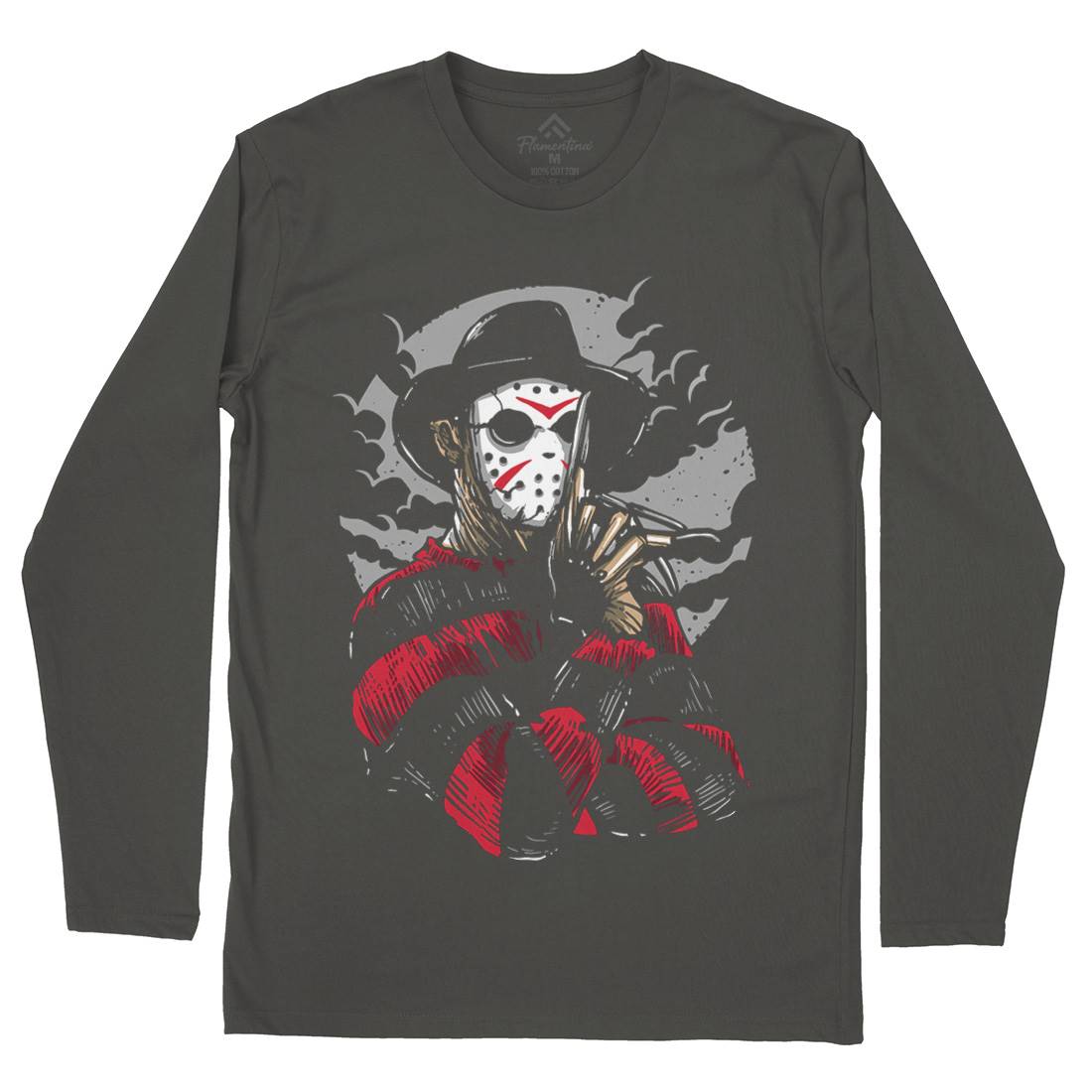 Freddy Mens Long Sleeve T-Shirt Horror A532
