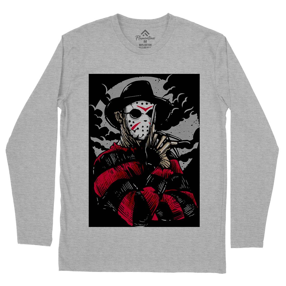 Freddy Mens Long Sleeve T-Shirt Horror A532
