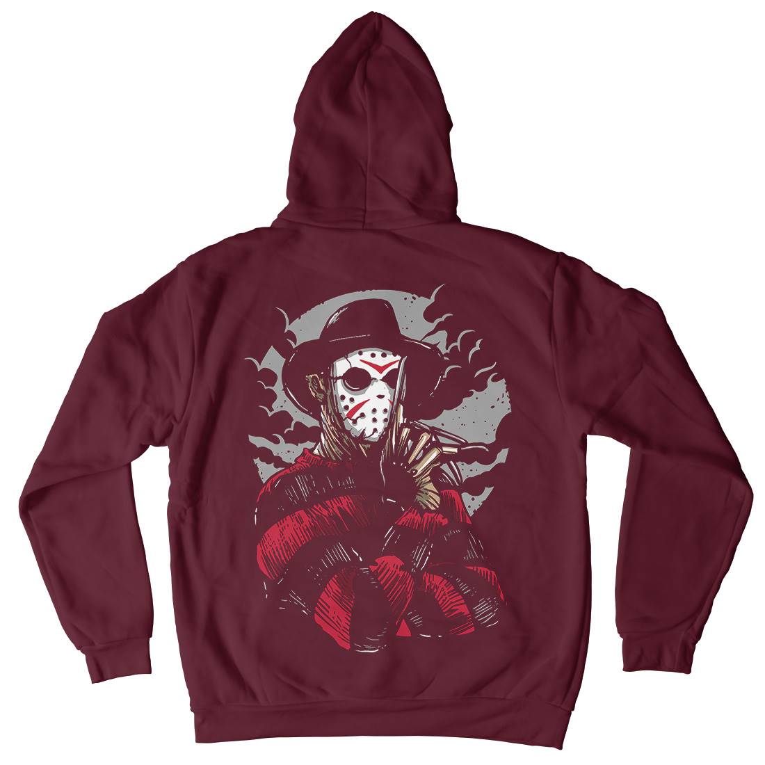 Freddy Mens Hoodie With Pocket Horror A532