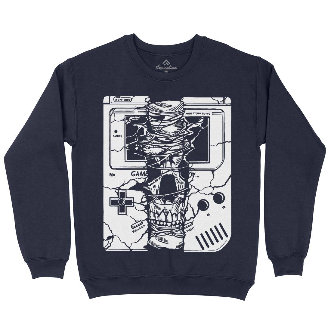 Game Skull Kids Crew Neck Sweatshirt Geek A533