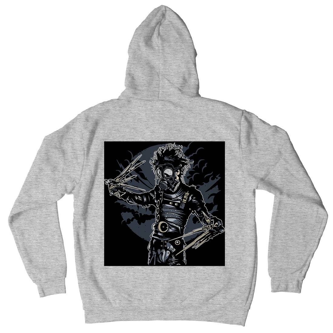 Mask Scissors Mens Hoodie With Pocket Horror A535