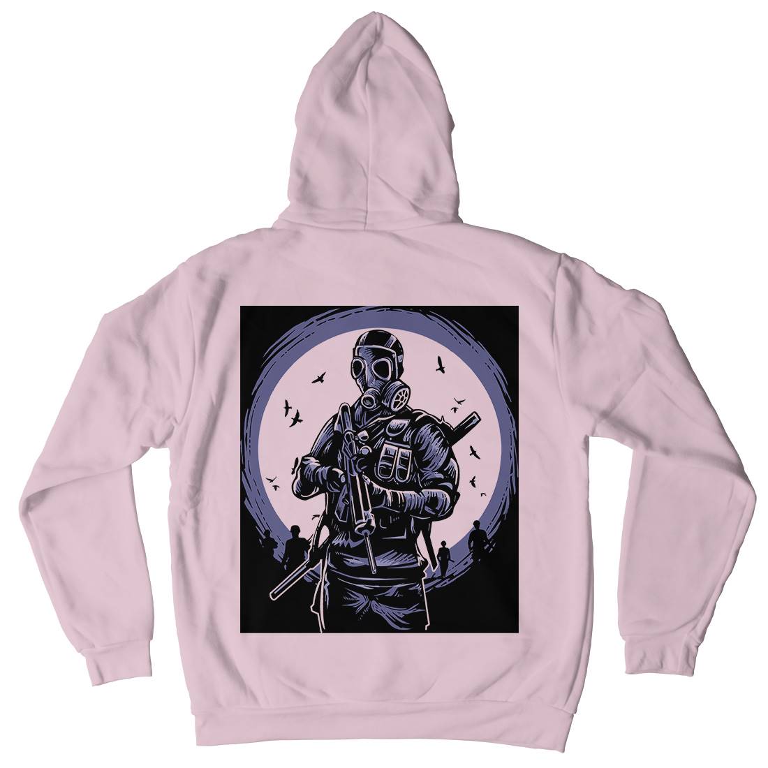 Mask Soldier Kids Crew Neck Hoodie Horror A536