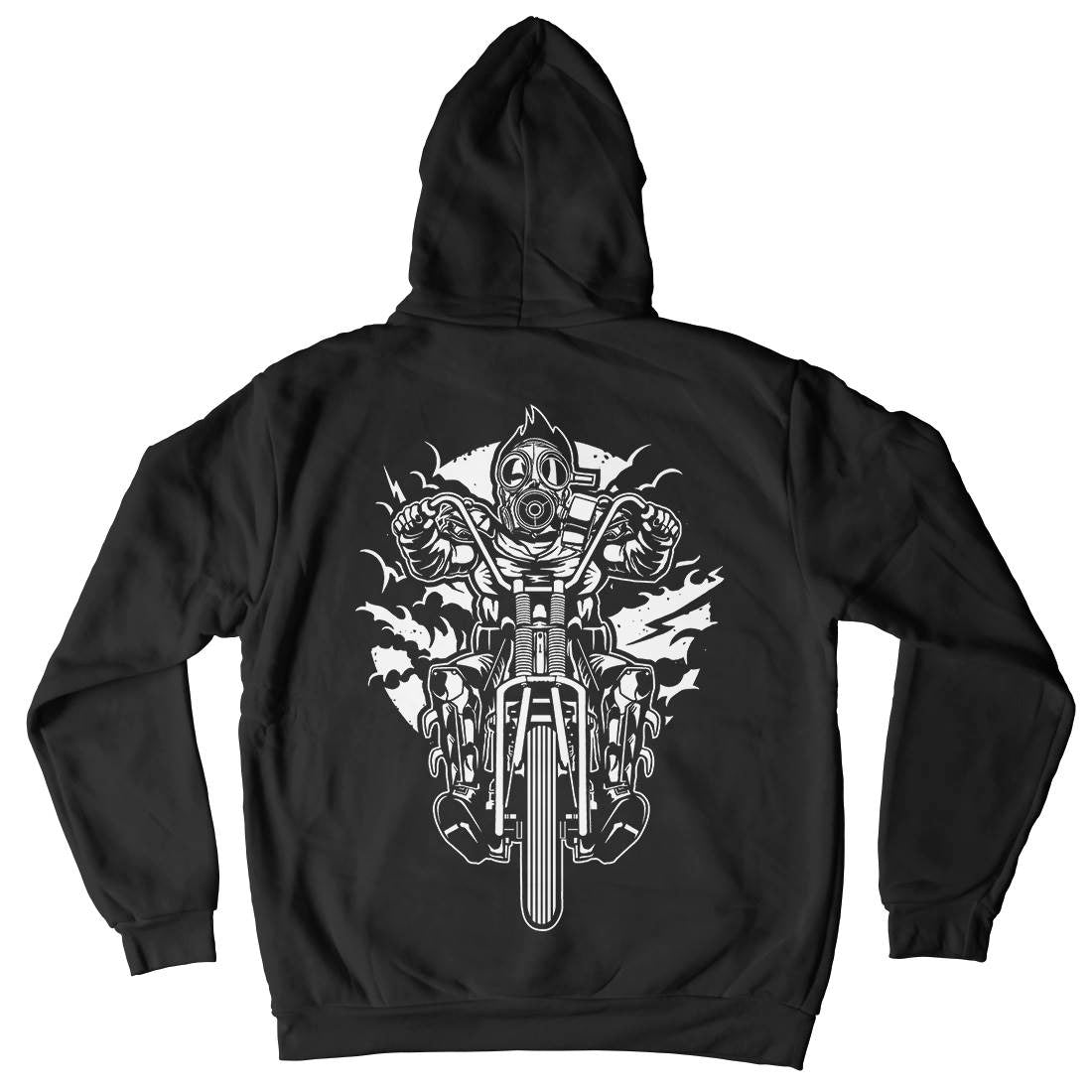 Mask Chopper Mens Hoodie With Pocket Horror A538