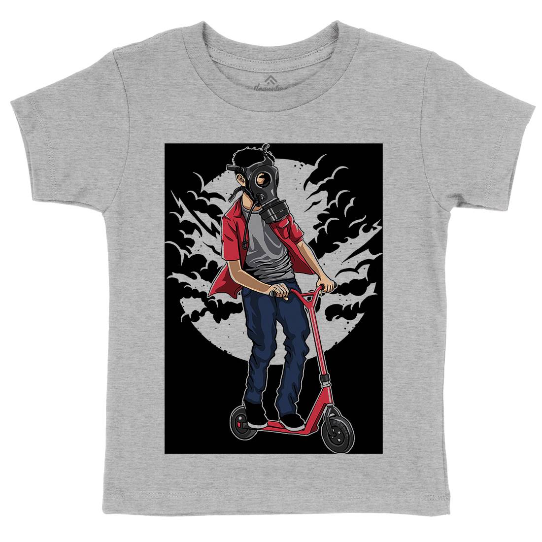 Mask Rider Kids Crew Neck T-Shirt Horror A540