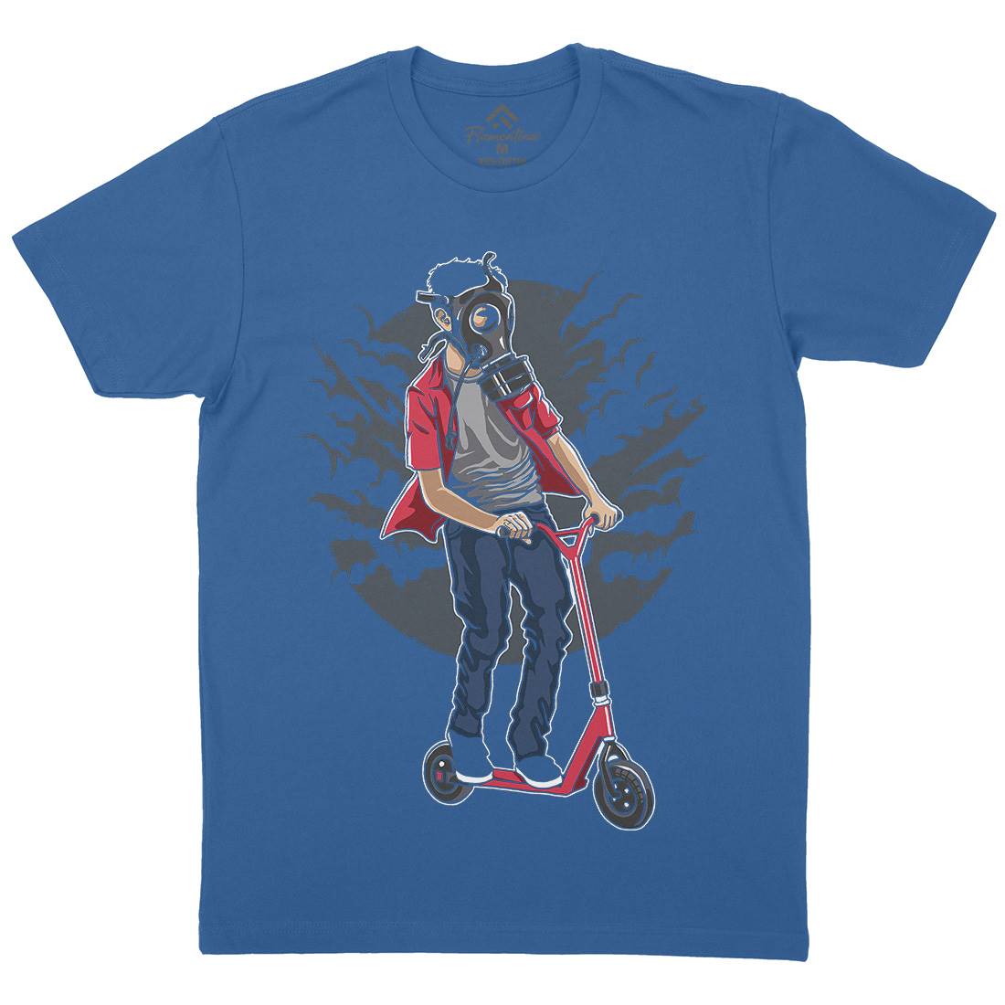Mask Rider Mens Crew Neck T-Shirt Horror A540