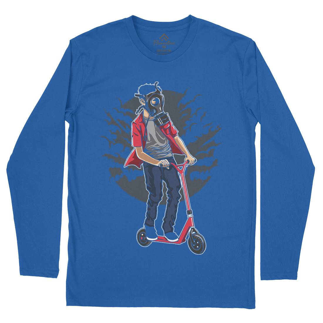 Mask Rider Mens Long Sleeve T-Shirt Horror A540