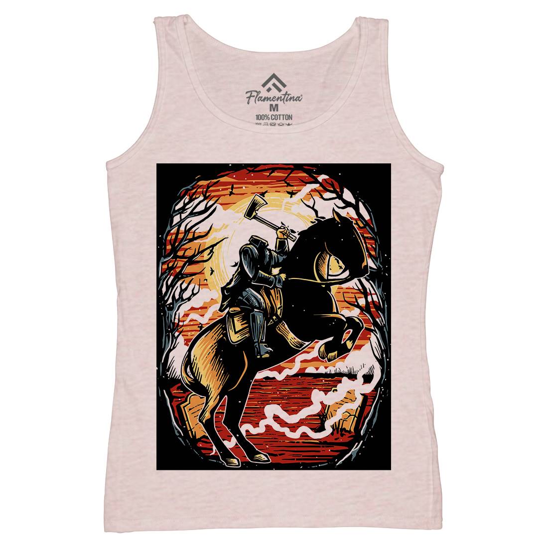 Headless Horseman Womens Organic Tank Top Vest Horror A543