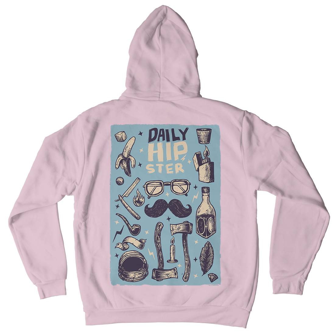 Daily Hipster Kids Crew Neck Hoodie Barber A544