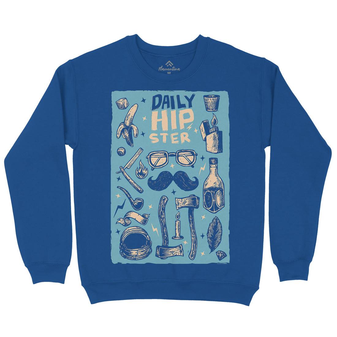Daily Hipster Kids Crew Neck Sweatshirt Barber A544