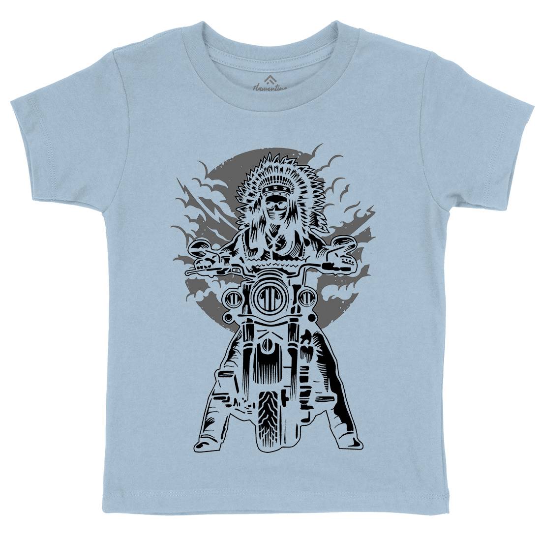 Indian Chief Kids Crew Neck T-Shirt Motorcycles A545