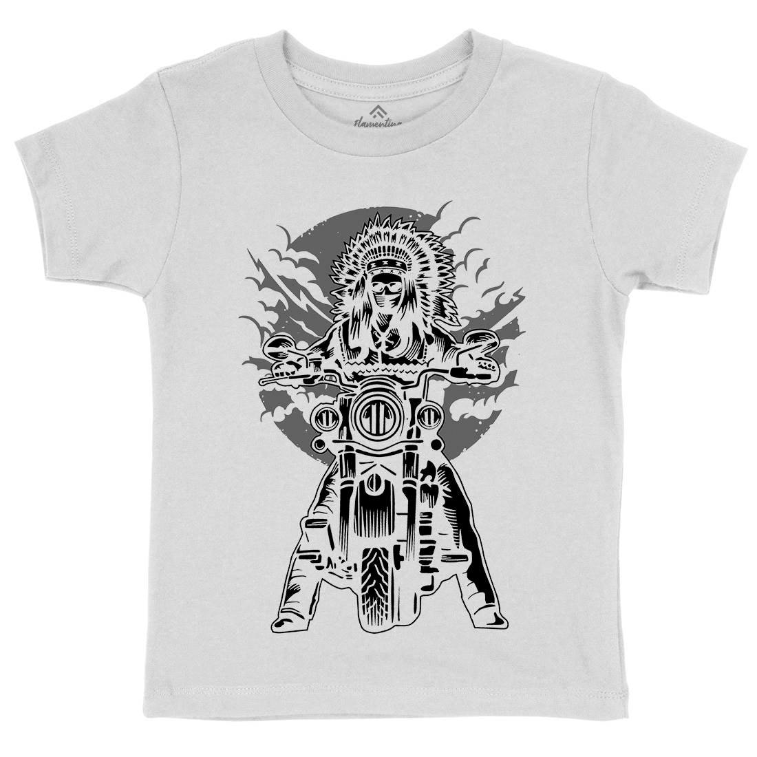 Indian Chief Kids Crew Neck T-Shirt Motorcycles A545
