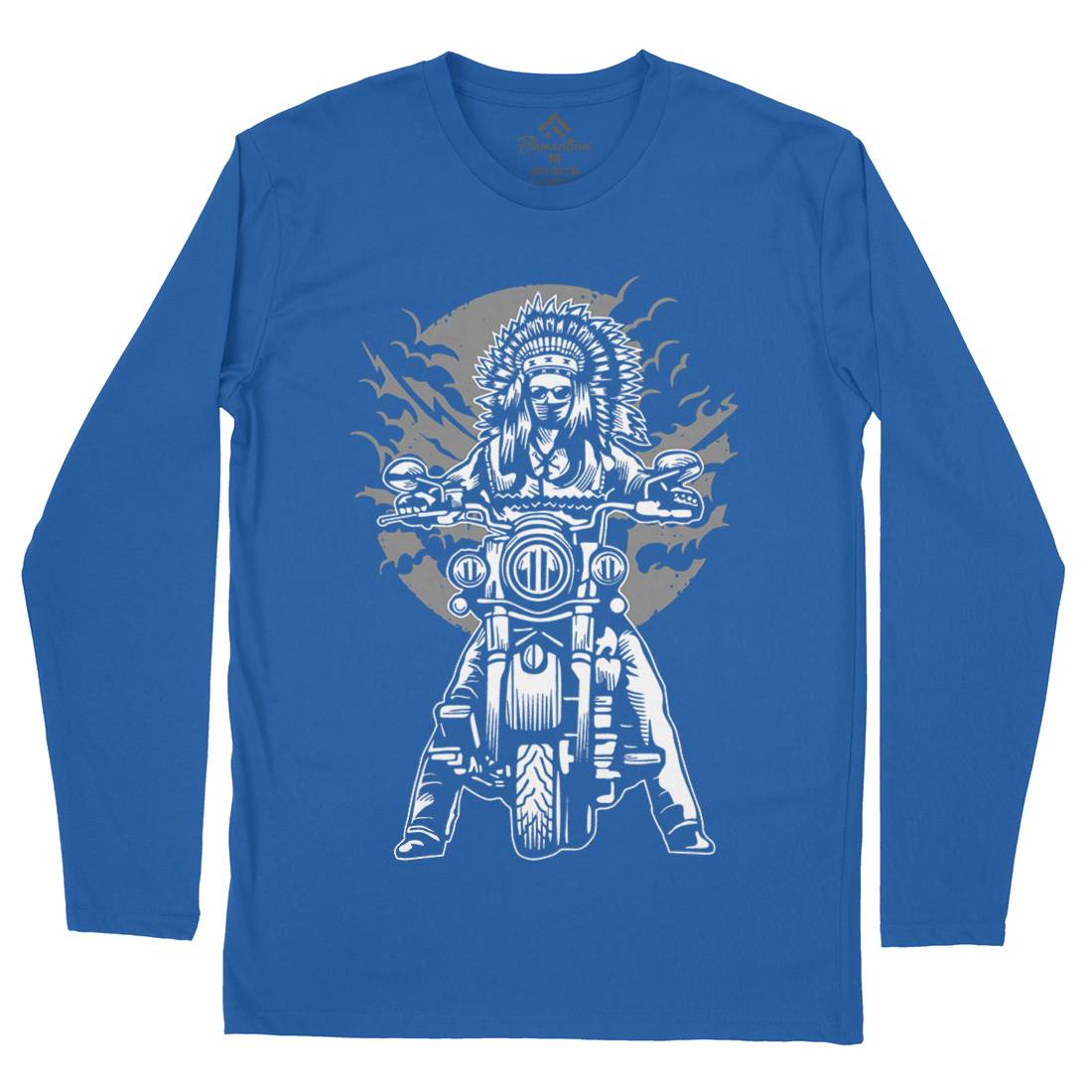 Indian Chief Mens Long Sleeve T-Shirt Motorcycles A545