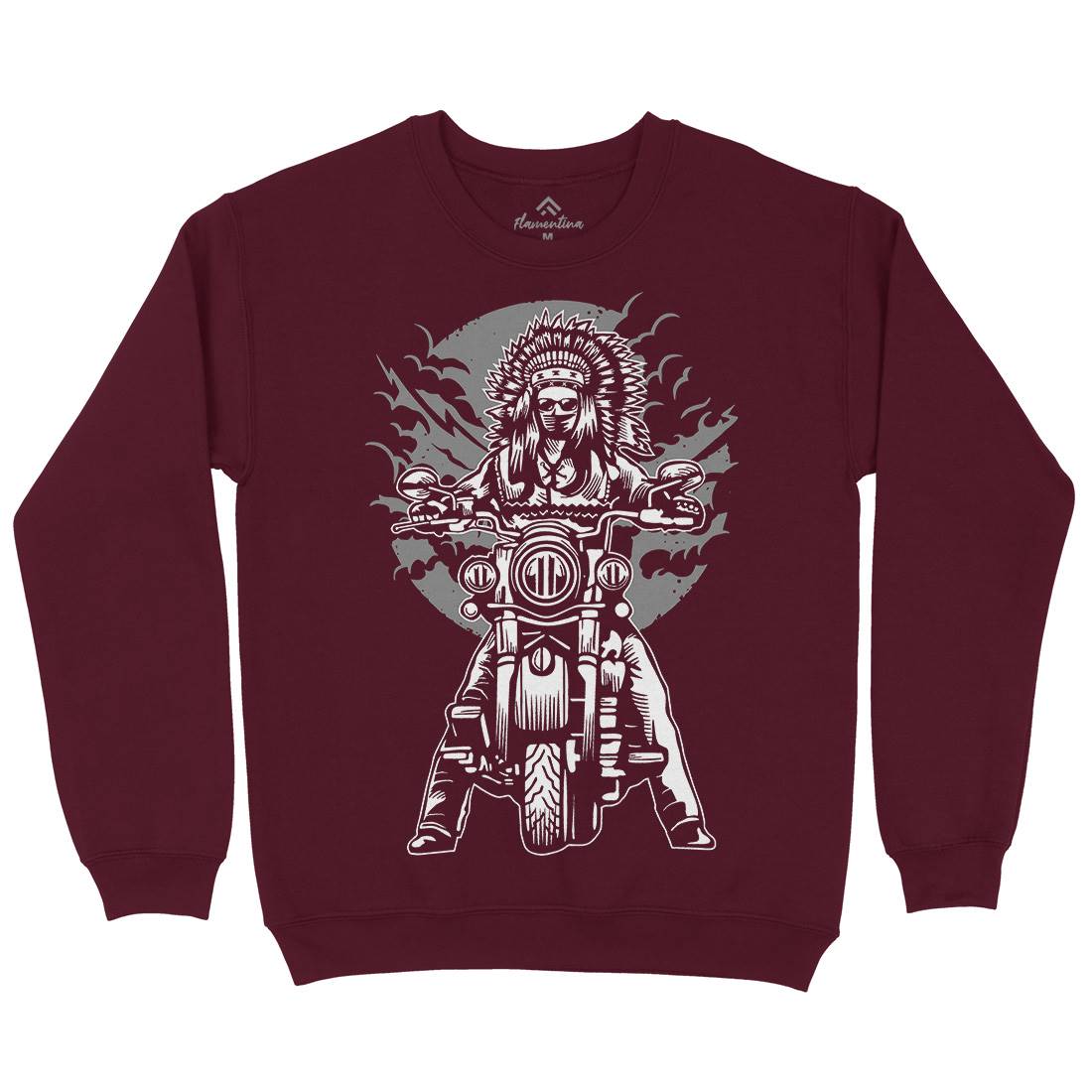 Indian Chief Mens Crew Neck Sweatshirt Motorcycles A545