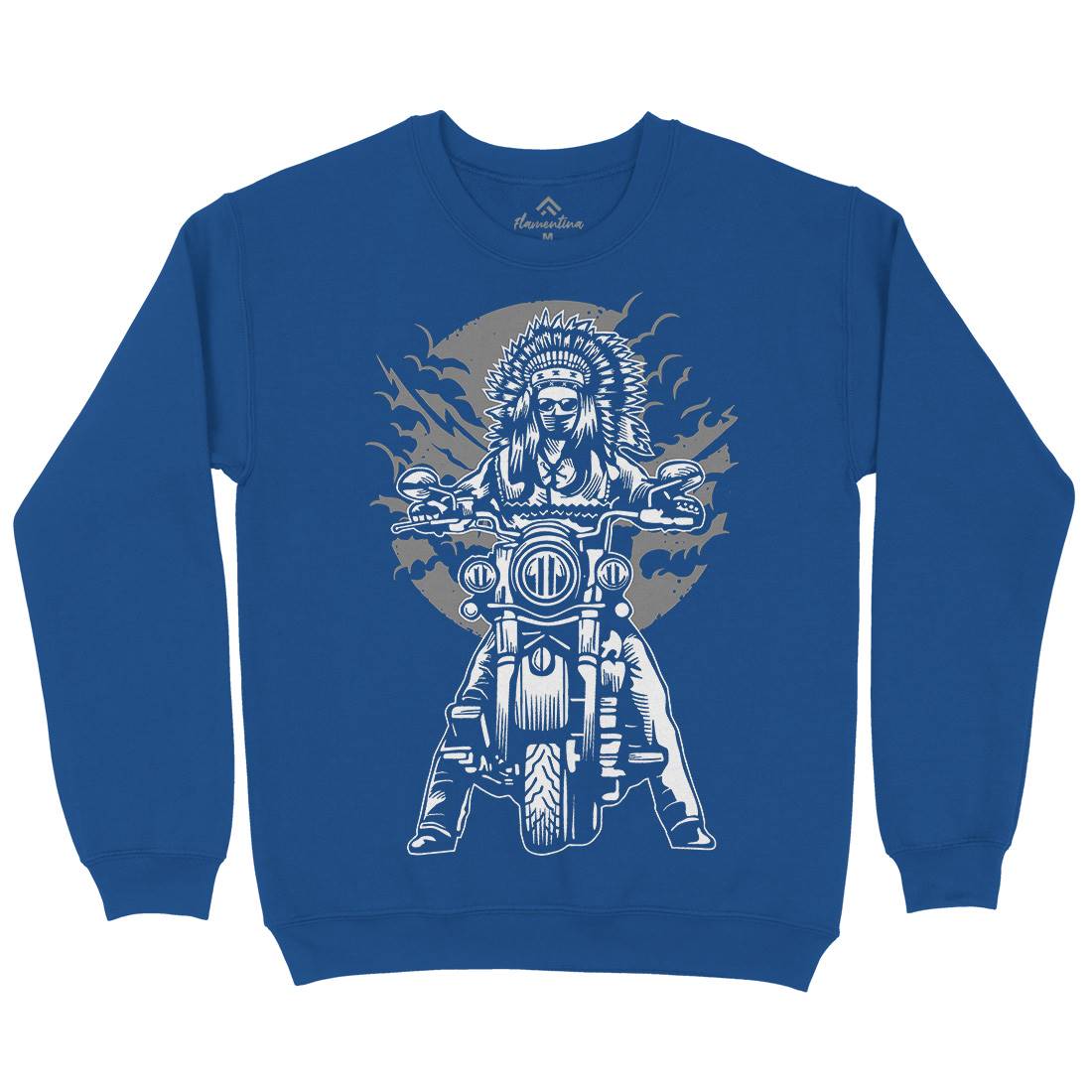 Indian Chief Mens Crew Neck Sweatshirt Motorcycles A545