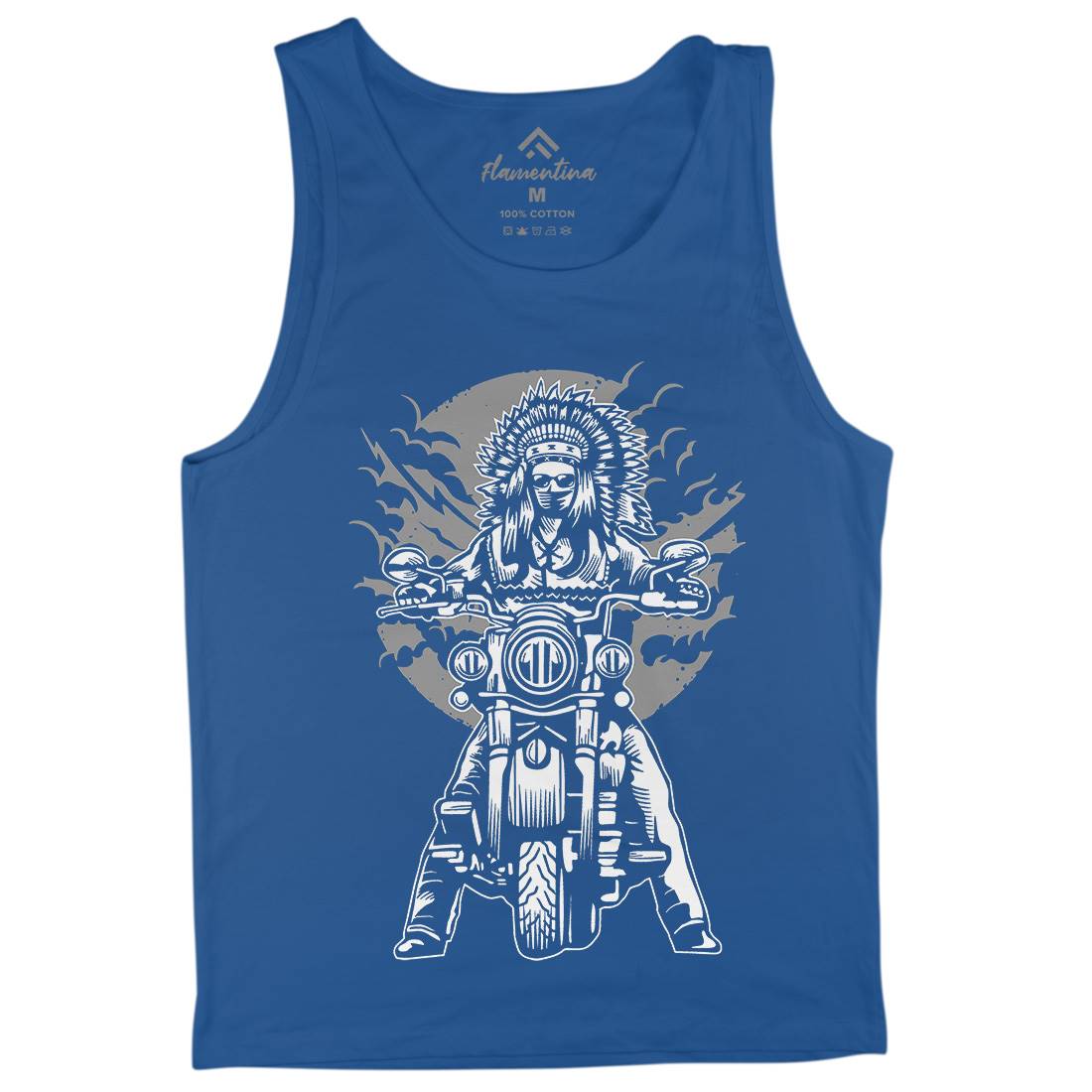 Indian Chief Mens Tank Top Vest Motorcycles A545