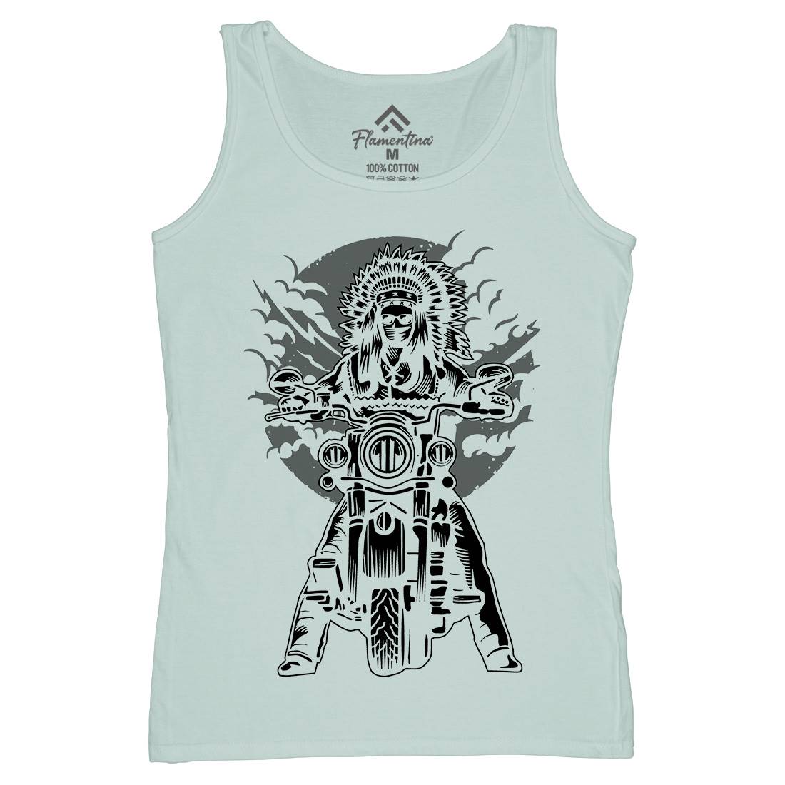Indian Chief Womens Organic Tank Top Vest Motorcycles A545