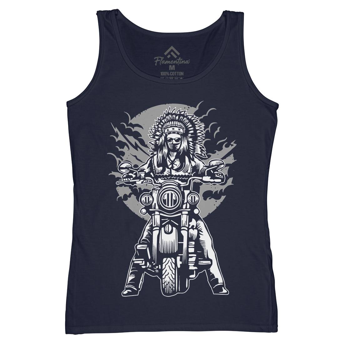 Indian Chief Womens Organic Tank Top Vest Motorcycles A545