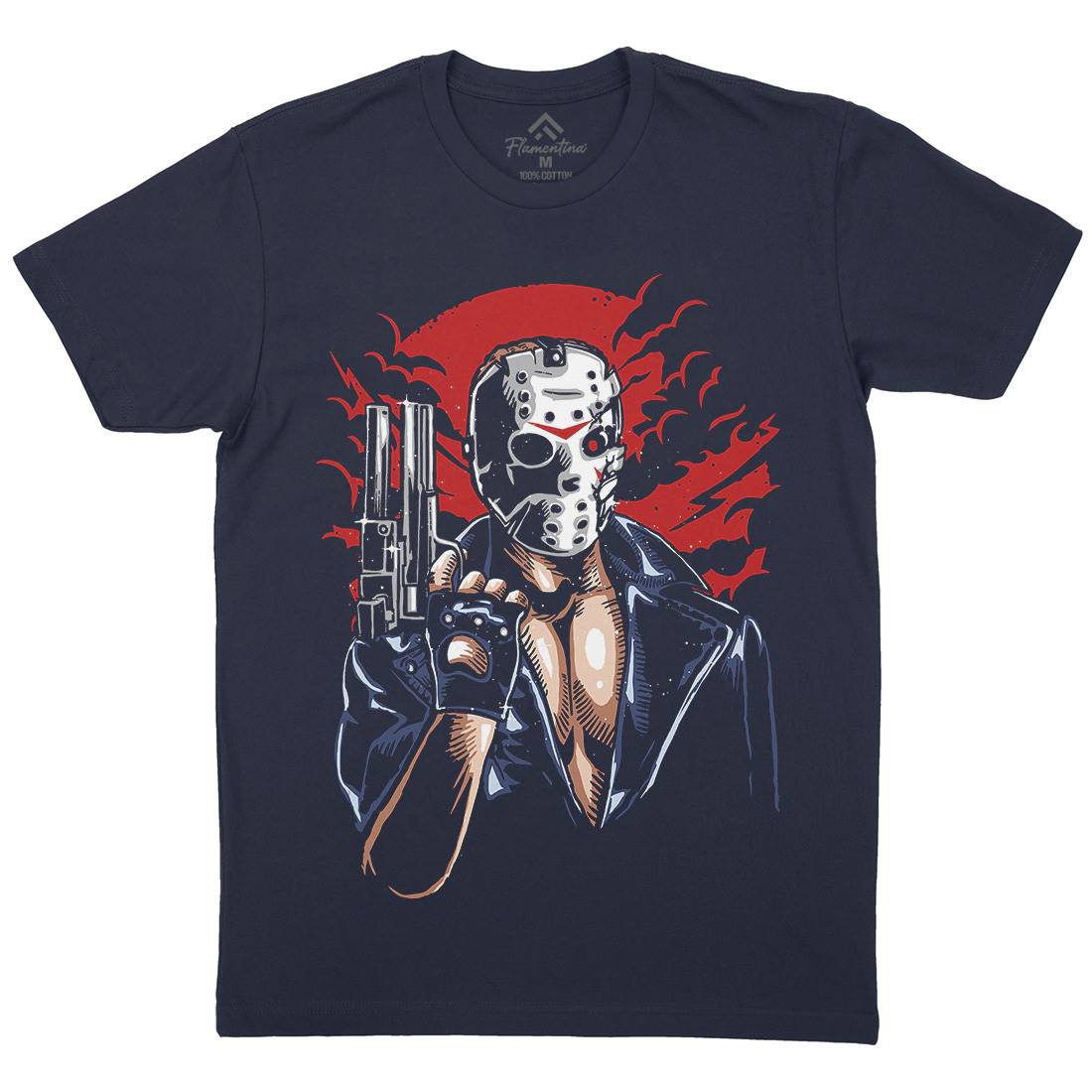 Jason Mens Crew Neck T-Shirt Horror A548