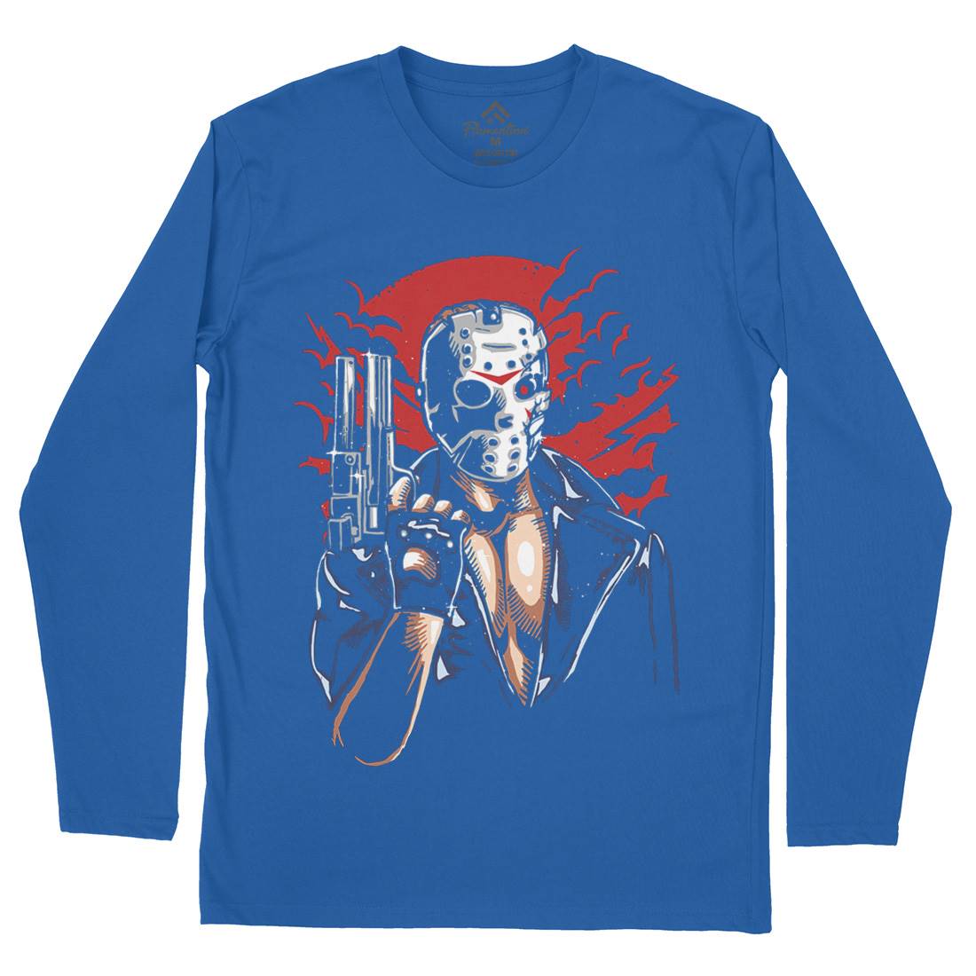 Jason Mens Long Sleeve T-Shirt Horror A548