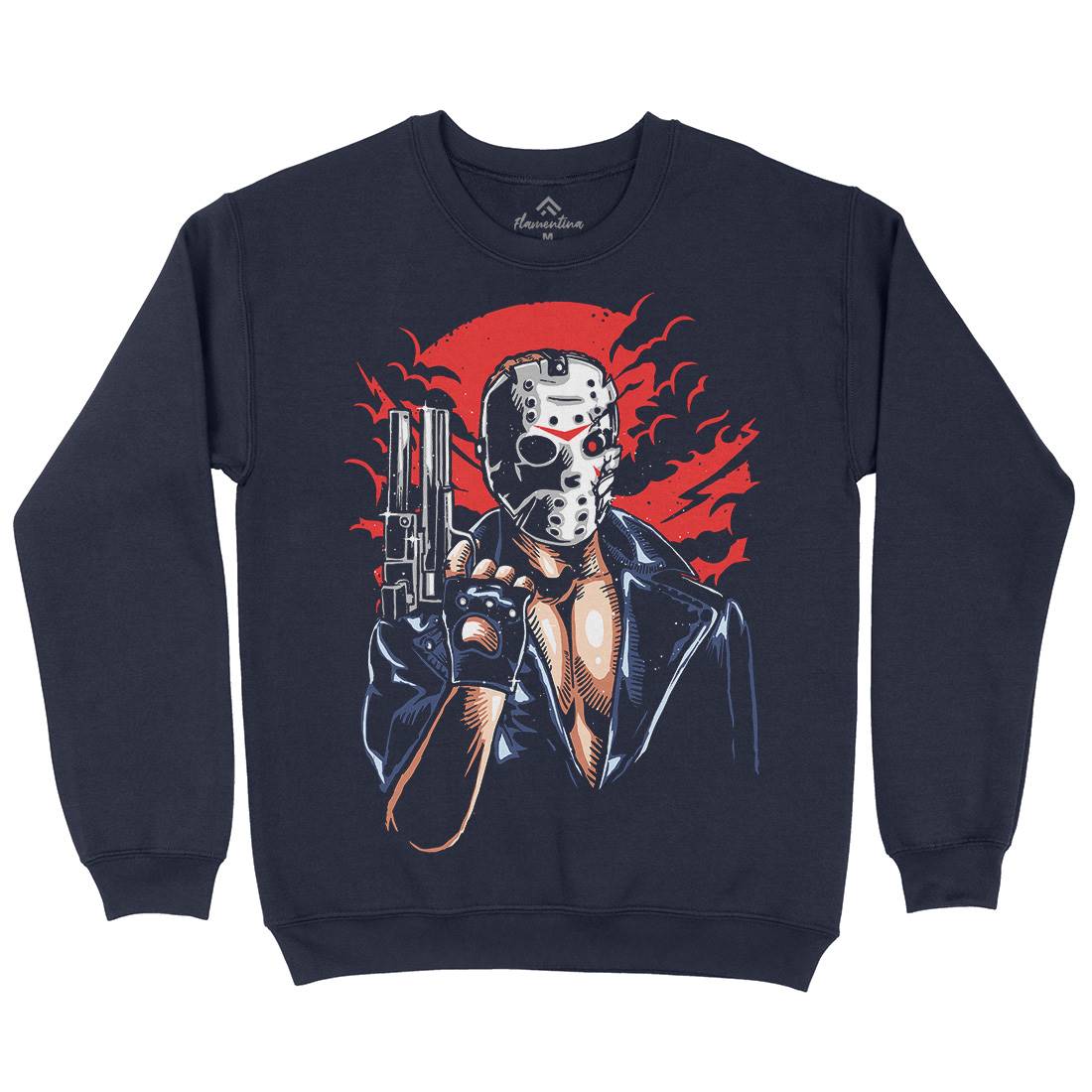 Jason Mens Crew Neck Sweatshirt Horror A548