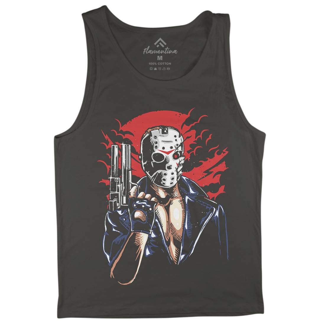 Jason Mens Tank Top Vest Horror A548