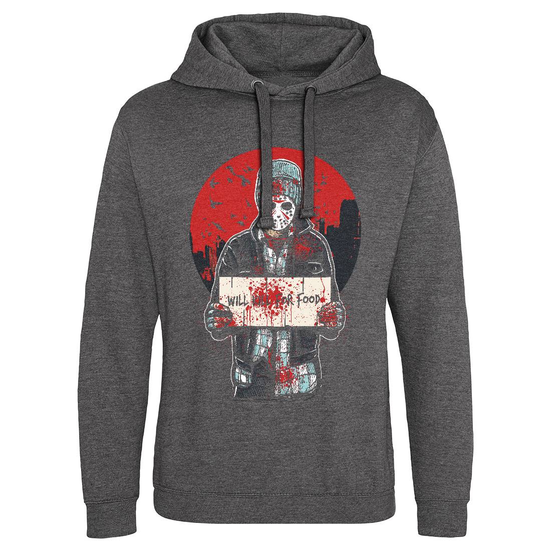 Kill For Food Mens Hoodie Without Pocket Horror A549