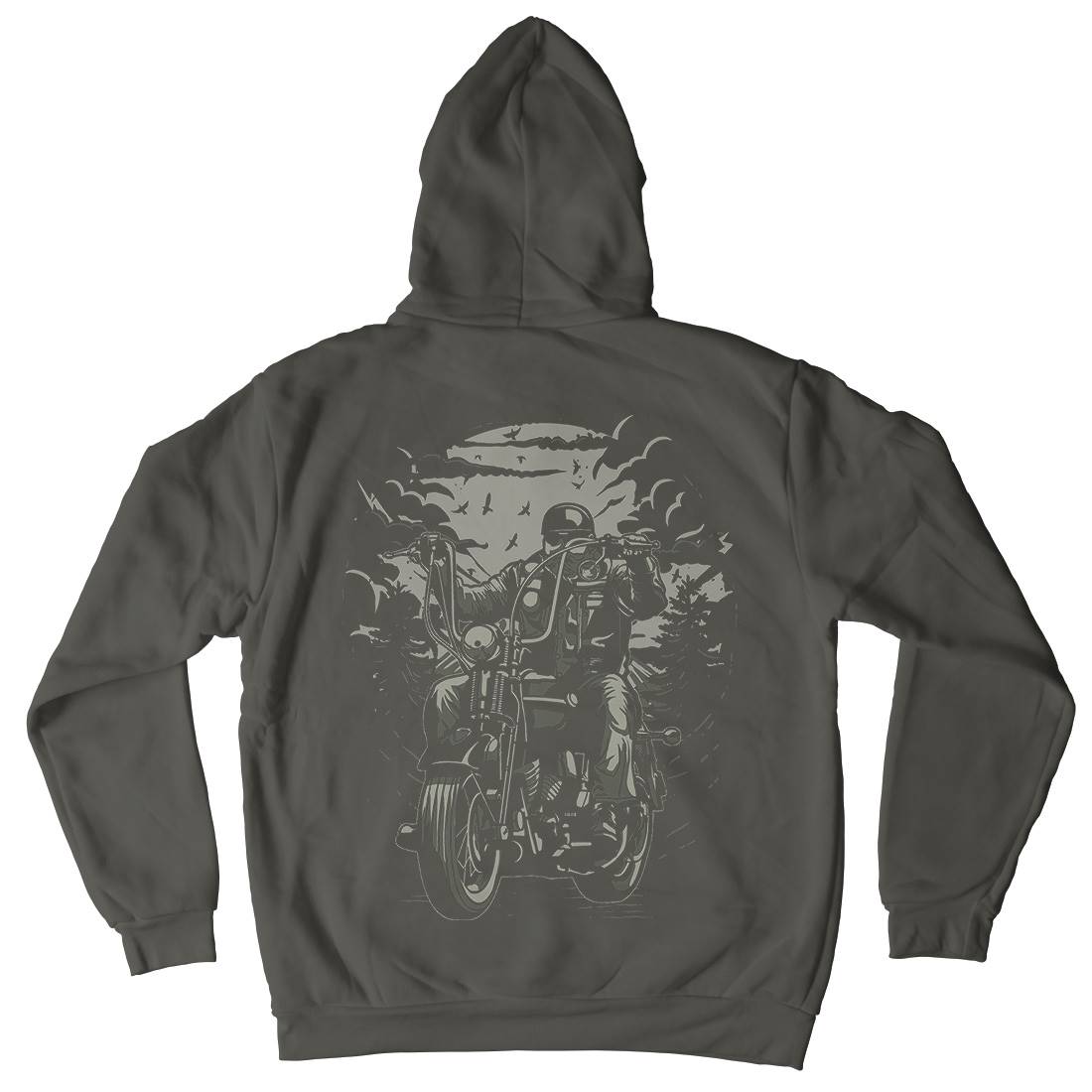 Live To Ride Motorcycle Kids Crew Neck Hoodie Horror A552
