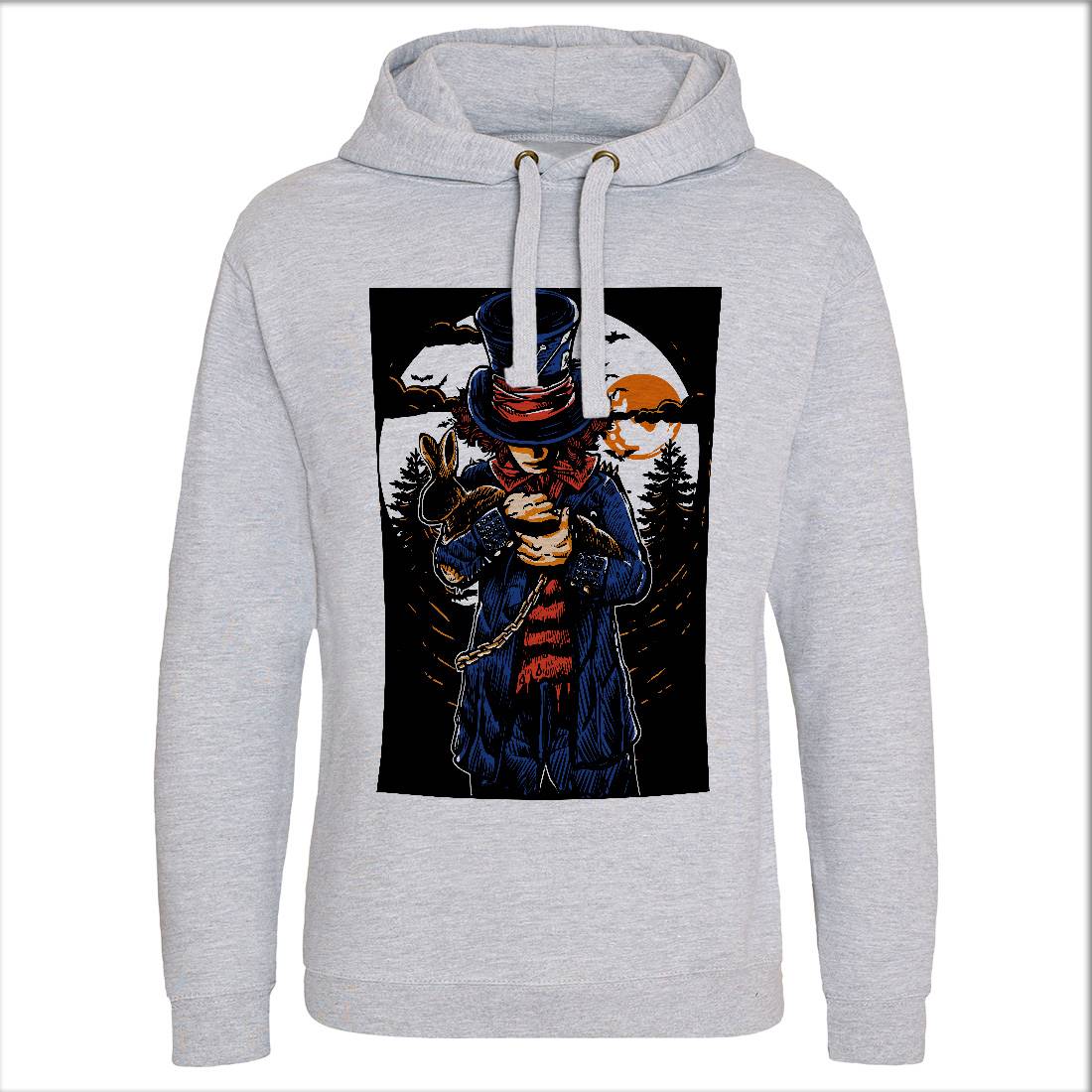 Mad Hatter Mens Hoodie Without Pocket Horror A553