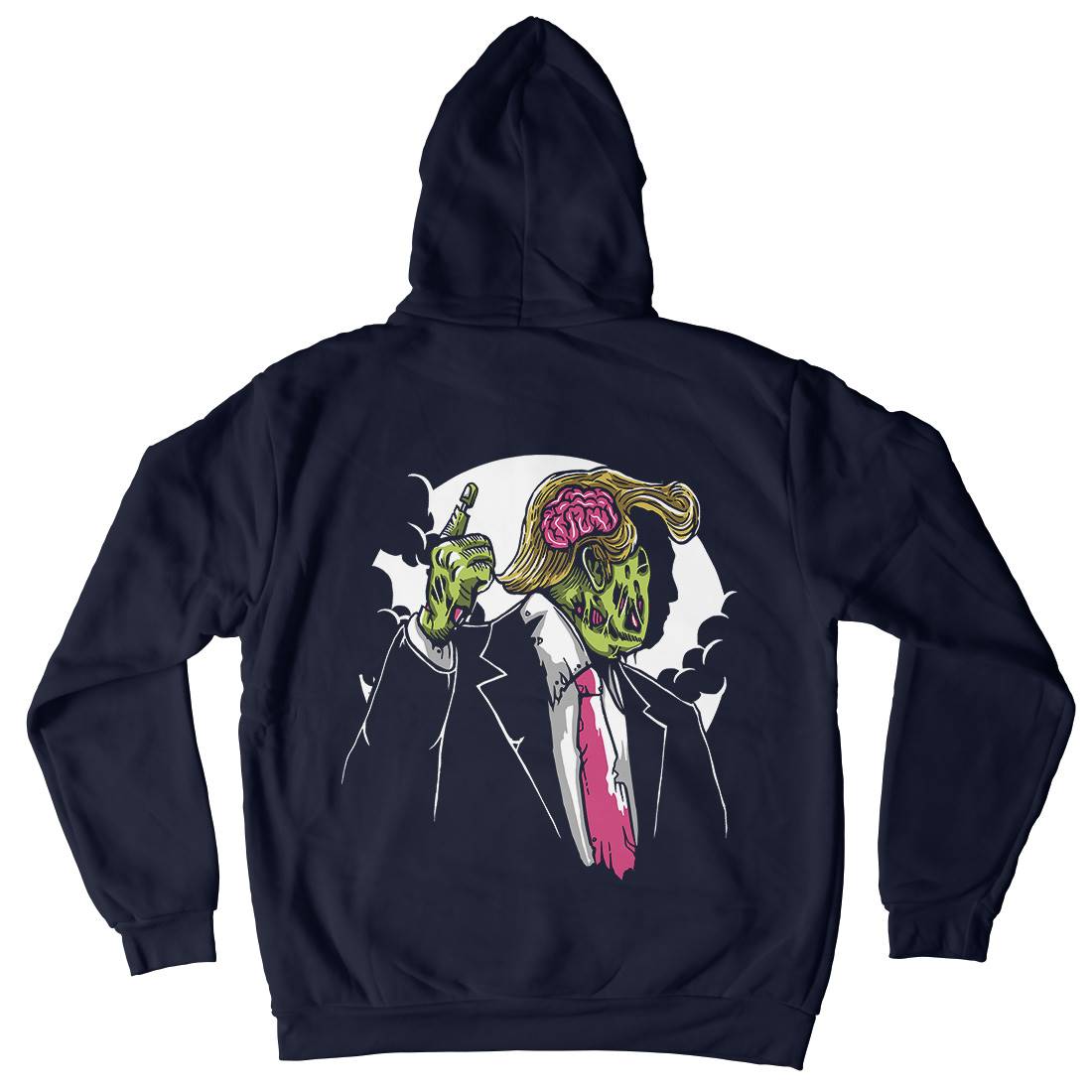 Make Zombie Great Again Mens Hoodie With Pocket Horror A554