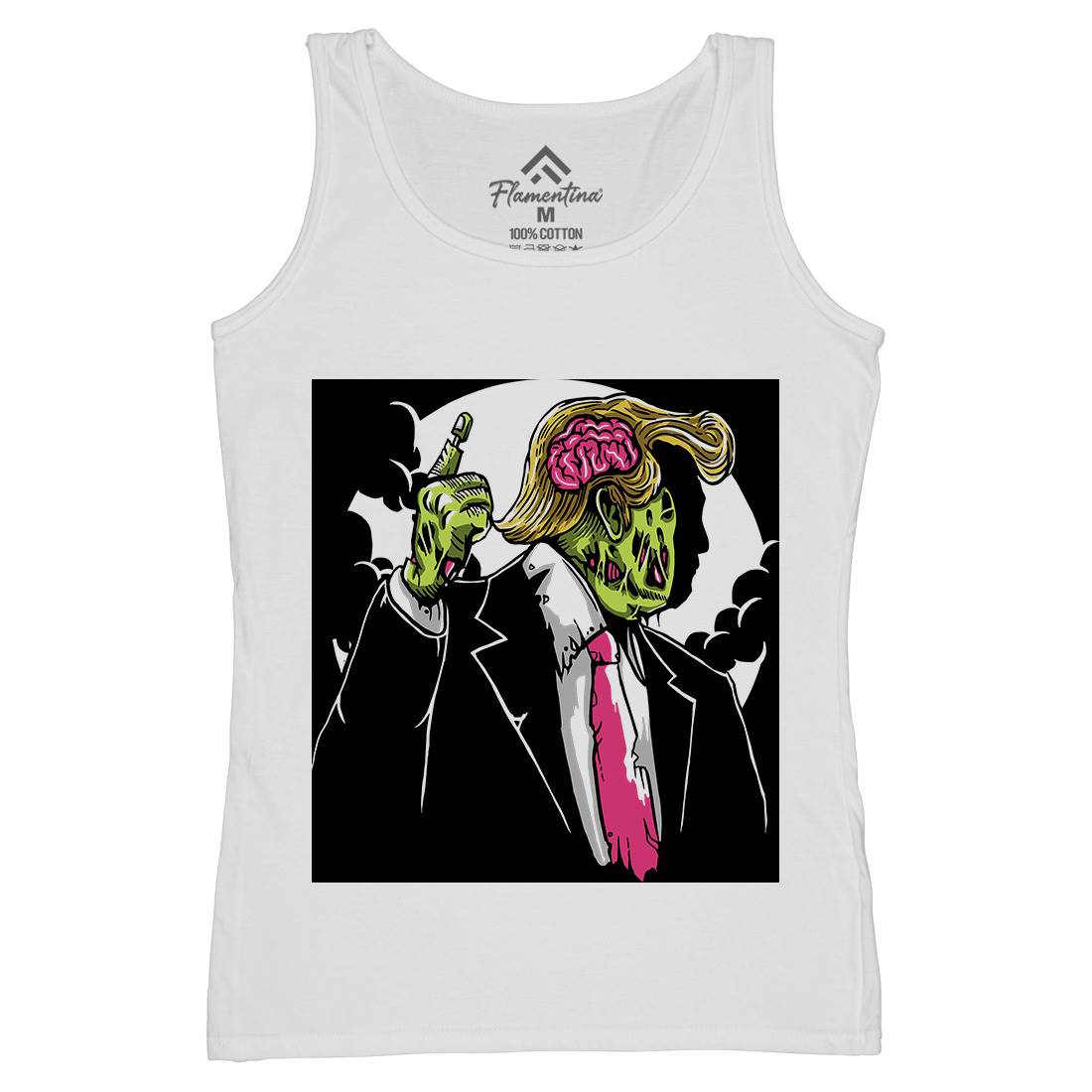 Make Zombie Great Again Womens Organic Tank Top Vest Horror A554