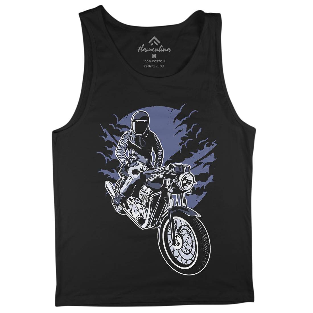 Night Rider Mens Tank Top Vest Horror A556