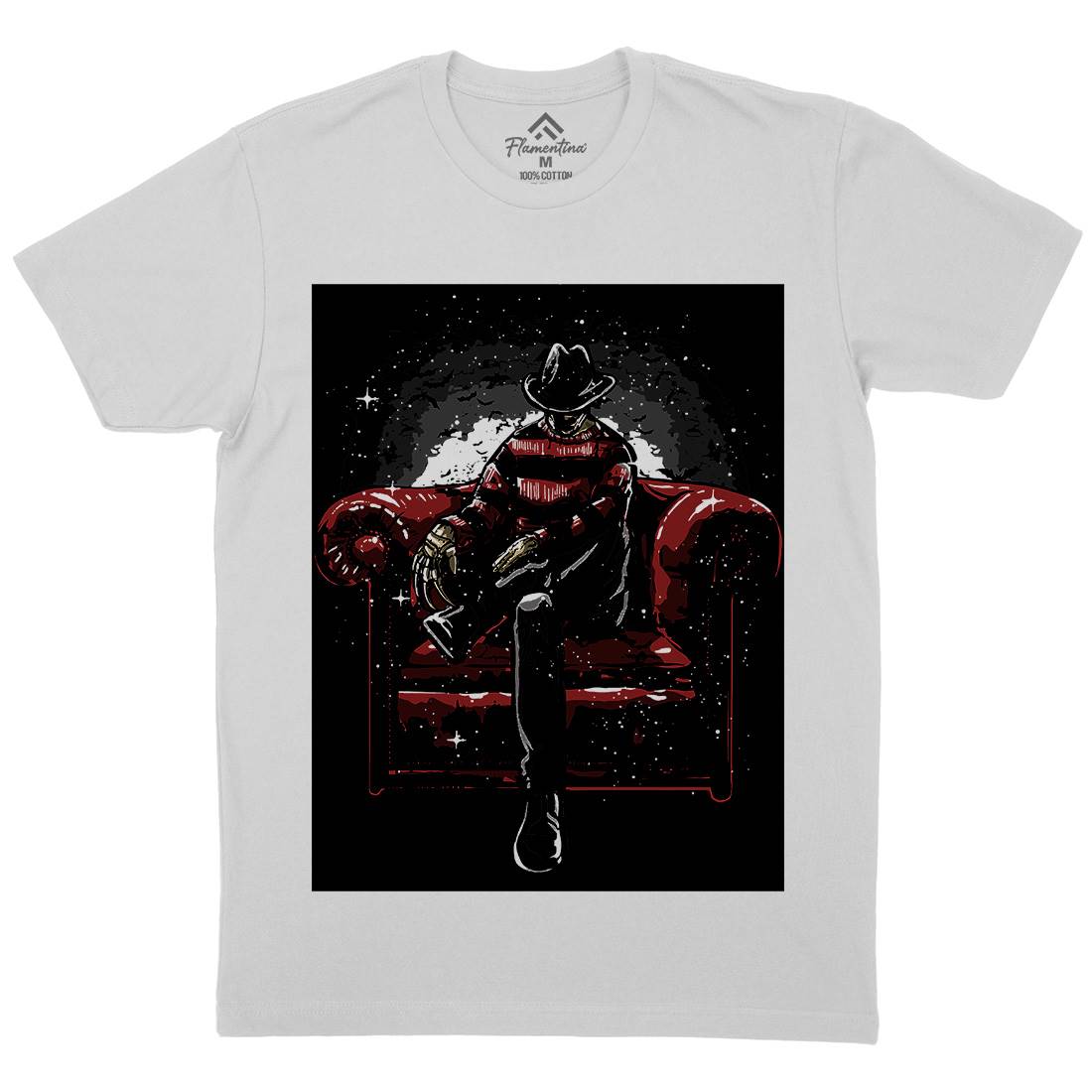 Nightmare Side Mens Crew Neck T-Shirt Horror A557