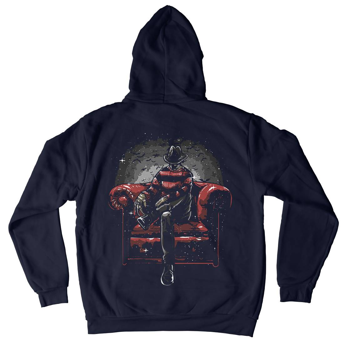 Nightmare Side Mens Hoodie With Pocket Horror A557