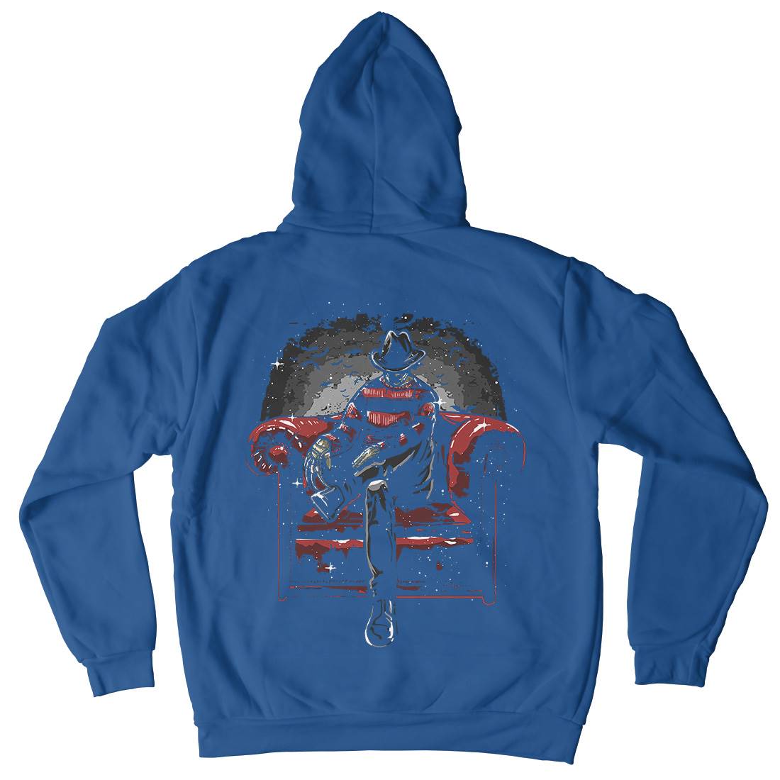 Nightmare Side Mens Hoodie With Pocket Horror A557