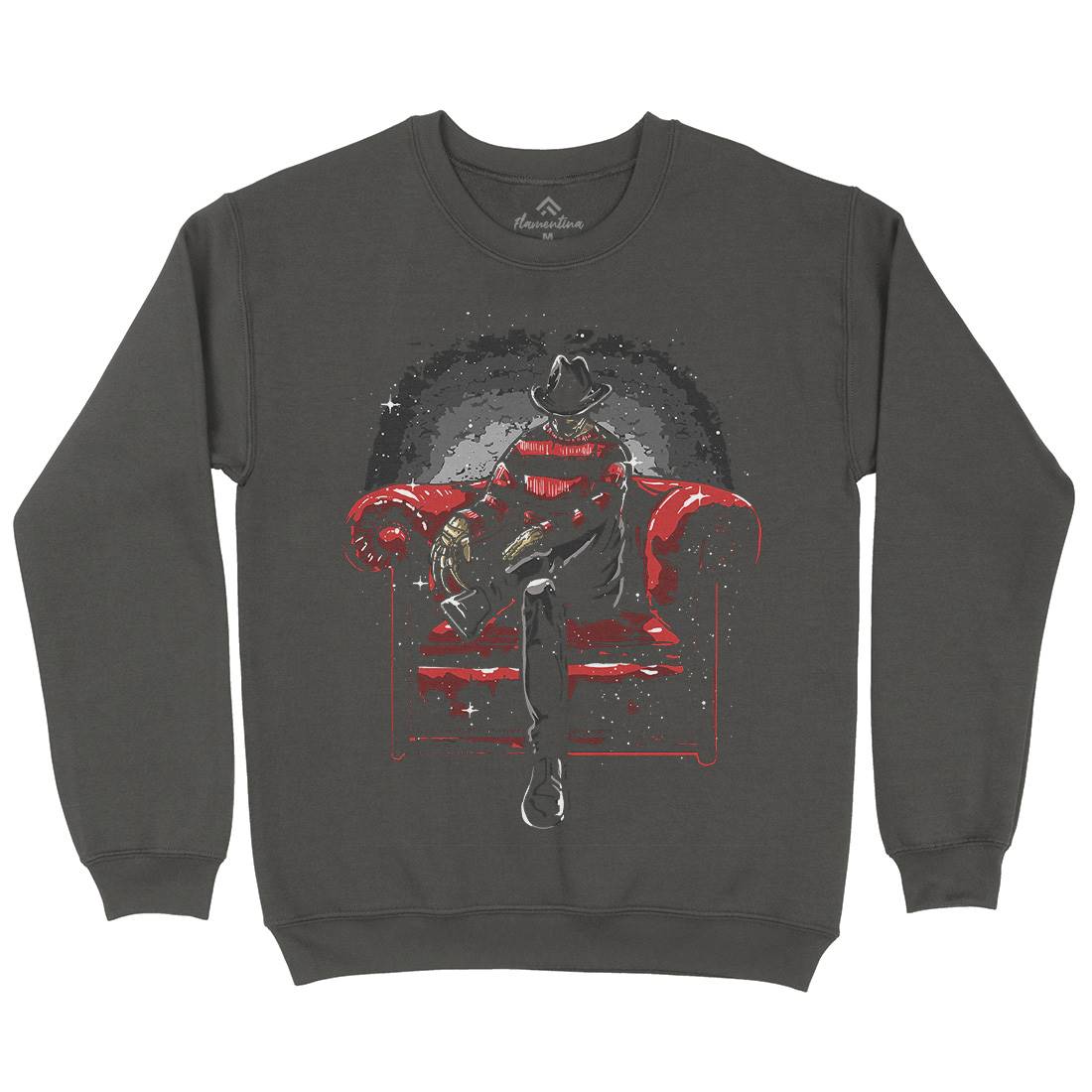 Nightmare Side Mens Crew Neck Sweatshirt Horror A557