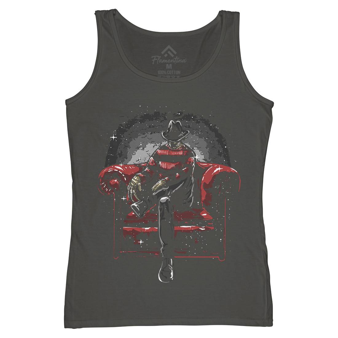 Nightmare Side Womens Organic Tank Top Vest Horror A557