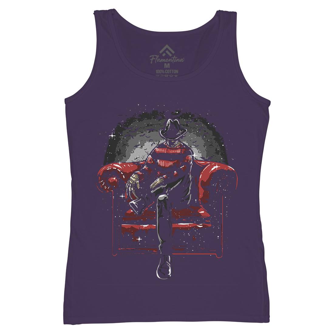 Nightmare Side Womens Organic Tank Top Vest Horror A557