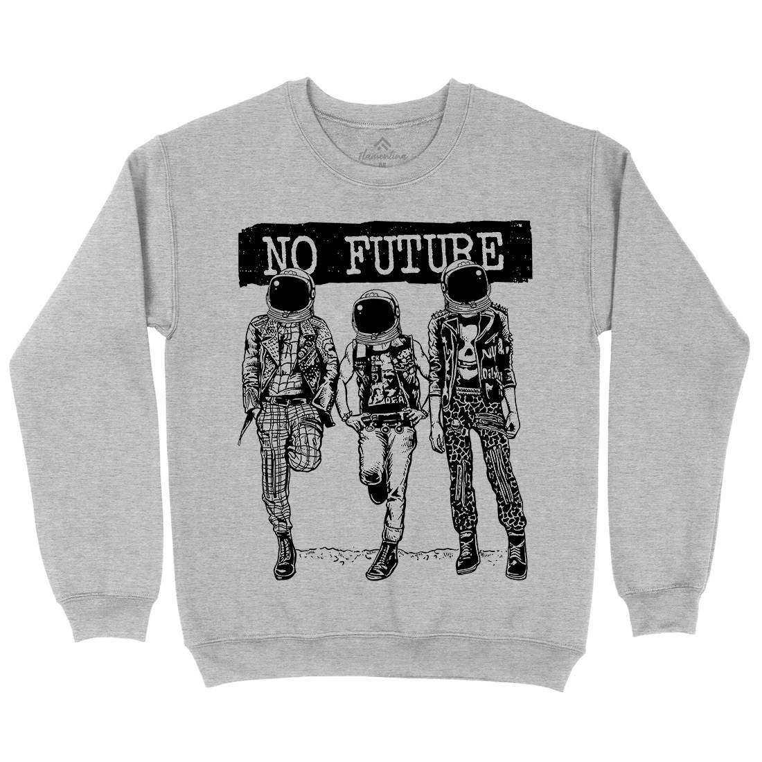 No Future Kids Crew Neck Sweatshirt Space A558