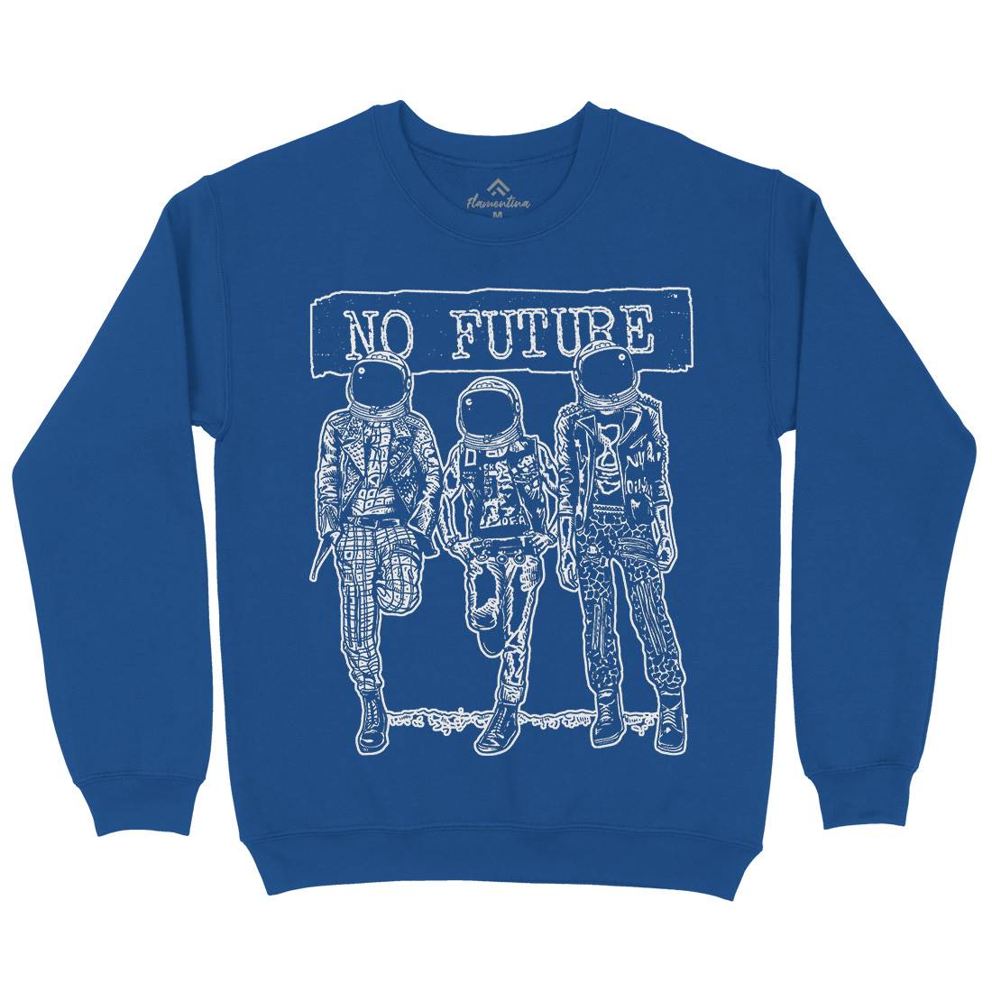 No Future Kids Crew Neck Sweatshirt Space A558