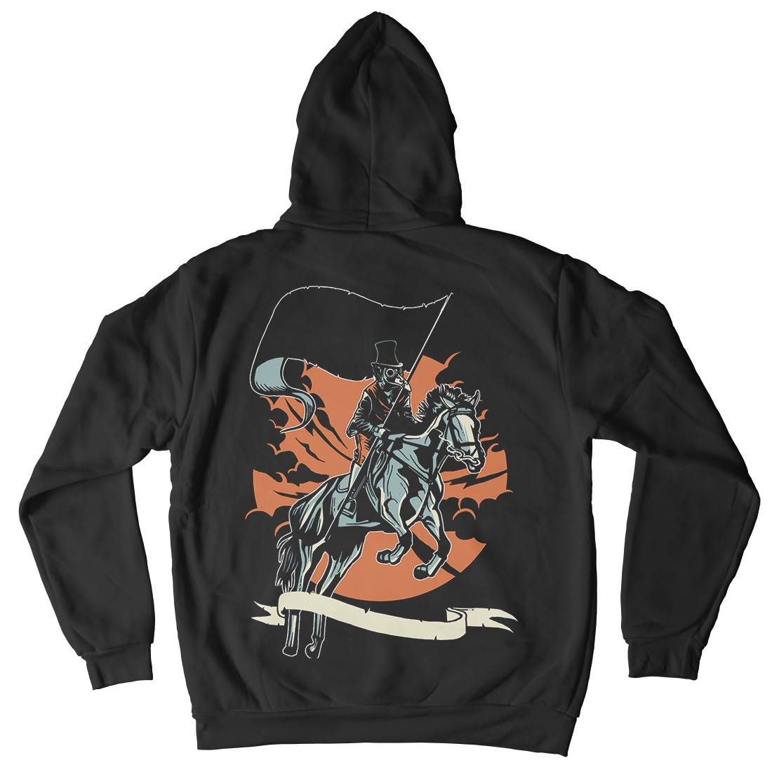 Plague Doctor Mens Hoodie With Pocket Horror A560