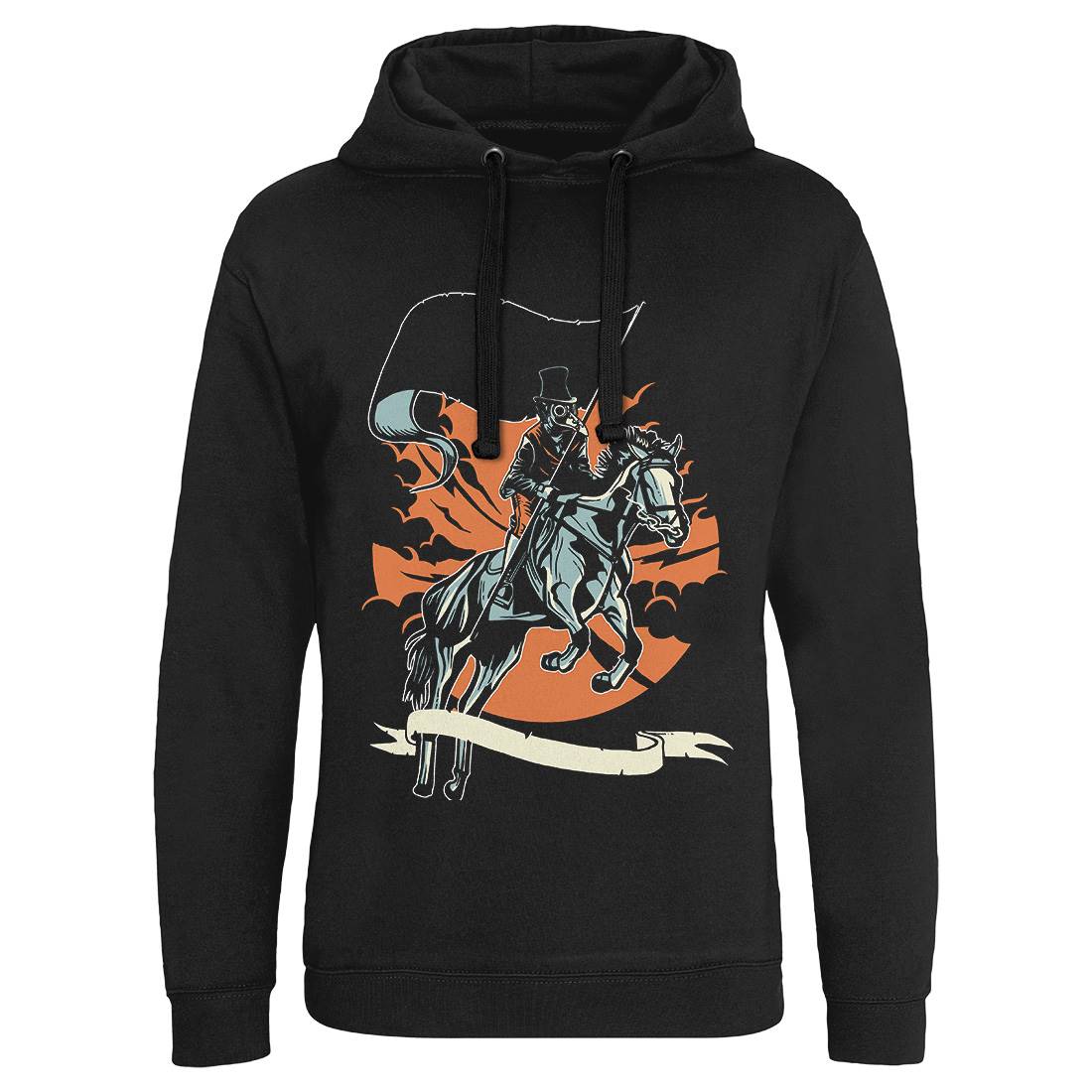 Plague Doctor Mens Hoodie Without Pocket Horror A560