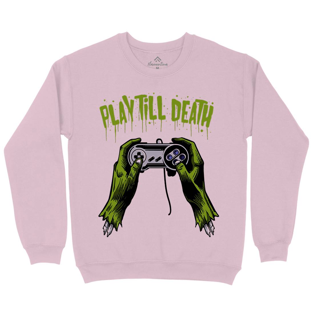 Play Till Death Kids Crew Neck Sweatshirt Geek A561