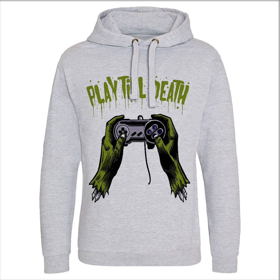 Play Till Death Mens Hoodie Without Pocket Geek A561