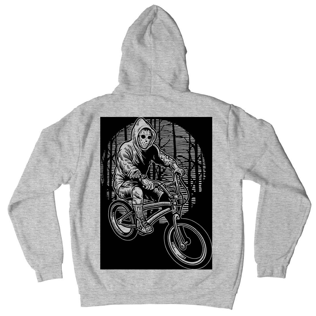 Ride Bike Mens Hoodie With Pocket Horror A563