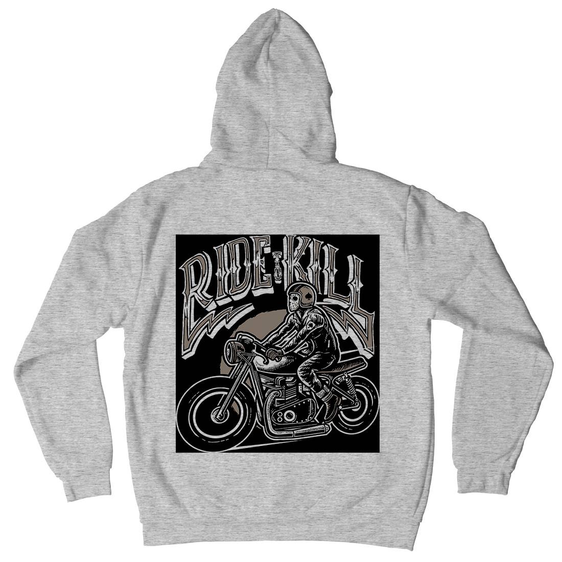 Ride To Kill Mens Hoodie With Pocket Horror A564