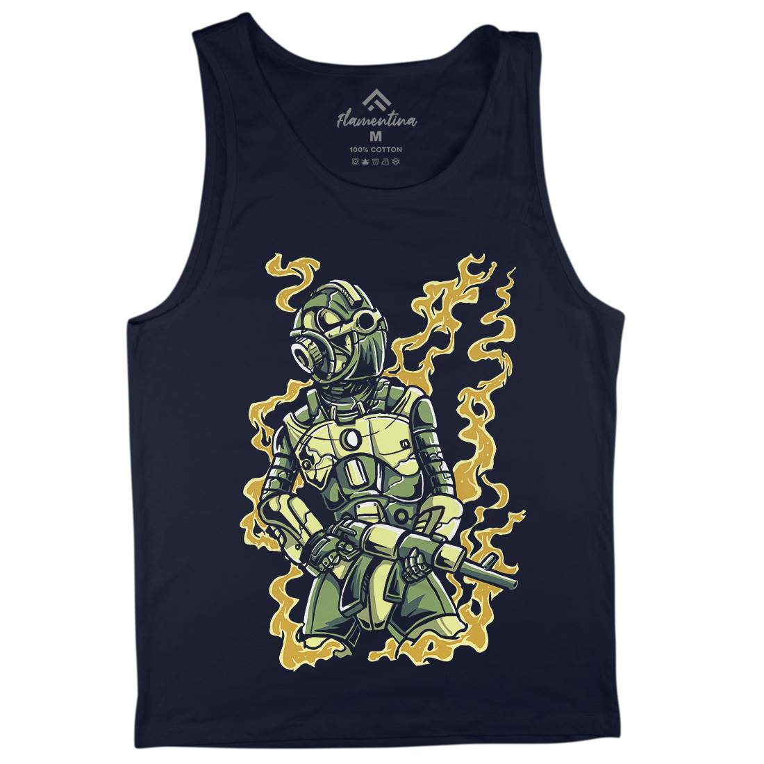 Robot Soldier Mens Tank Top Vest Space A565
