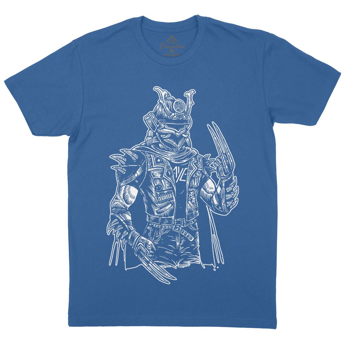 Samurai Punk Mens Crew Neck T-Shirt Warriors A567