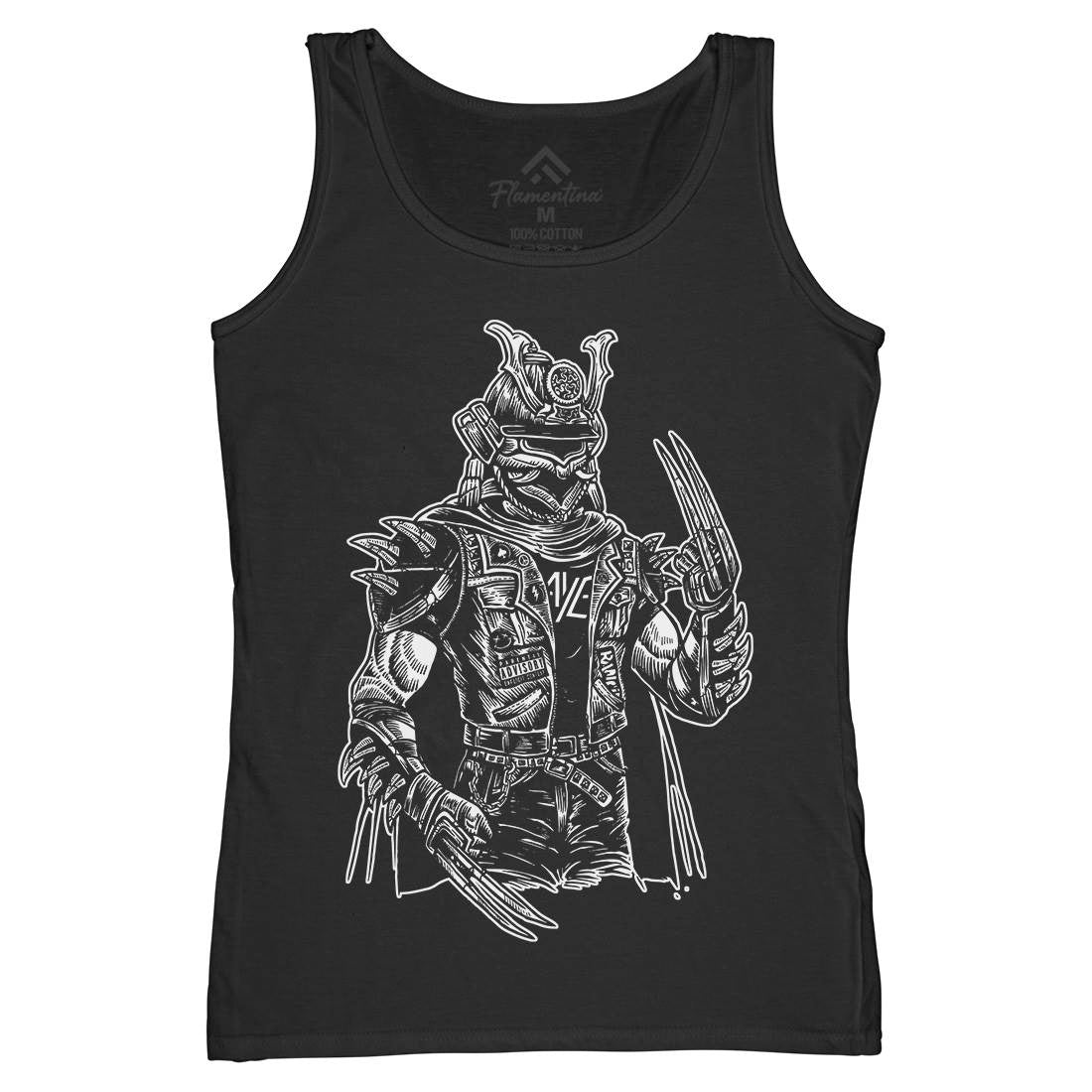 Samurai Punk Womens Organic Tank Top Vest Warriors A567