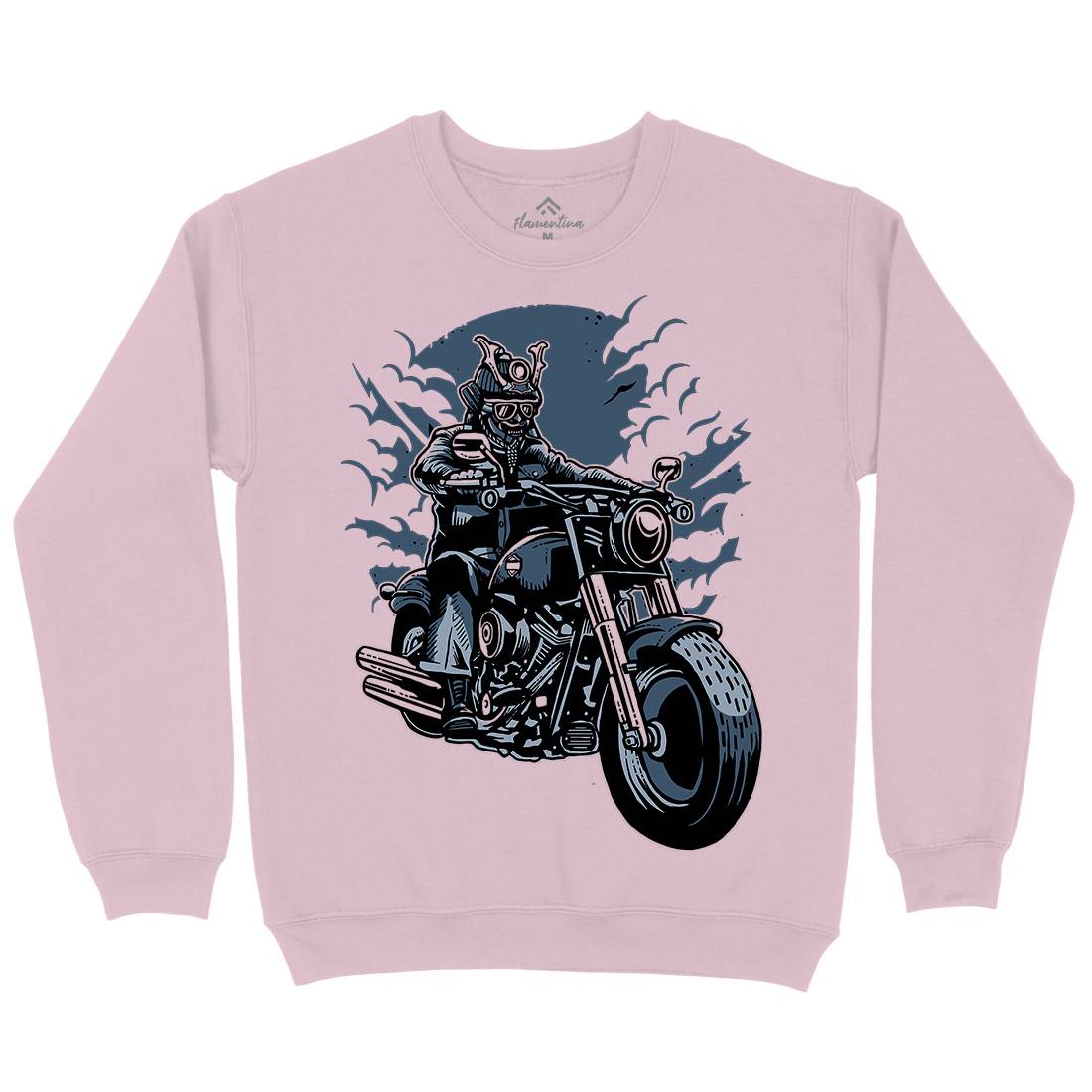 Samurai Ride Kids Crew Neck Sweatshirt Warriors A568