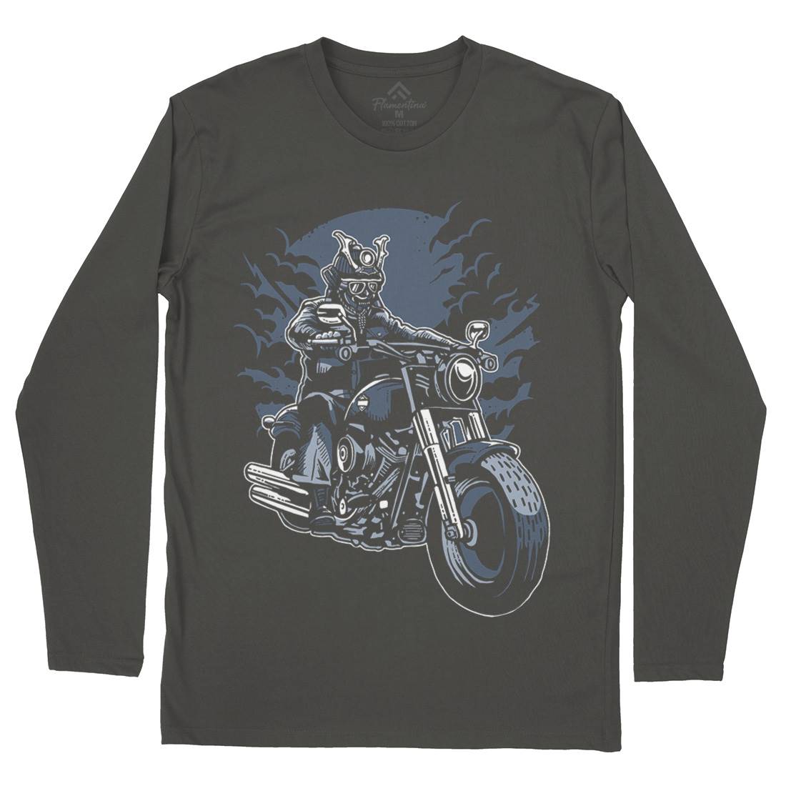 Samurai Ride Mens Long Sleeve T-Shirt Warriors A568